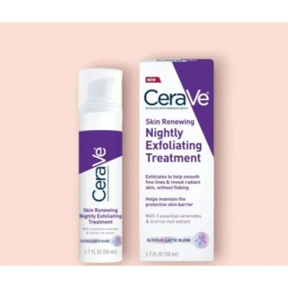 CeraVe‎ Skin Renewing Nightly Exfoliating Treatment Serum (1.7 FL OZ)